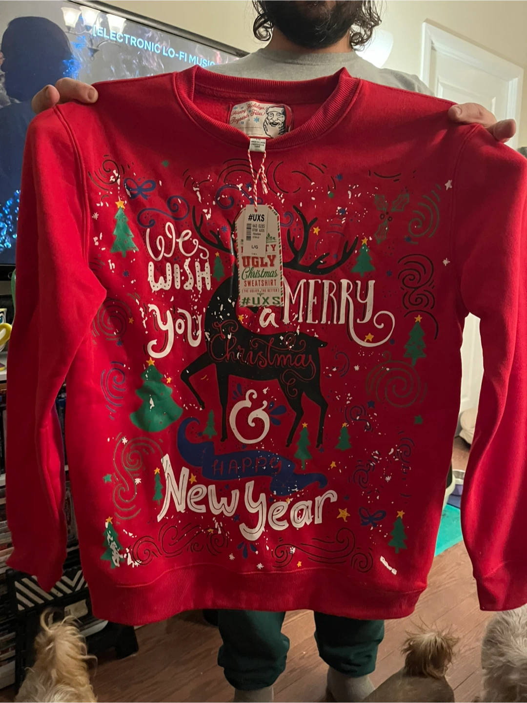 Holliday Hooters Ugly Christmas Sweatshirt