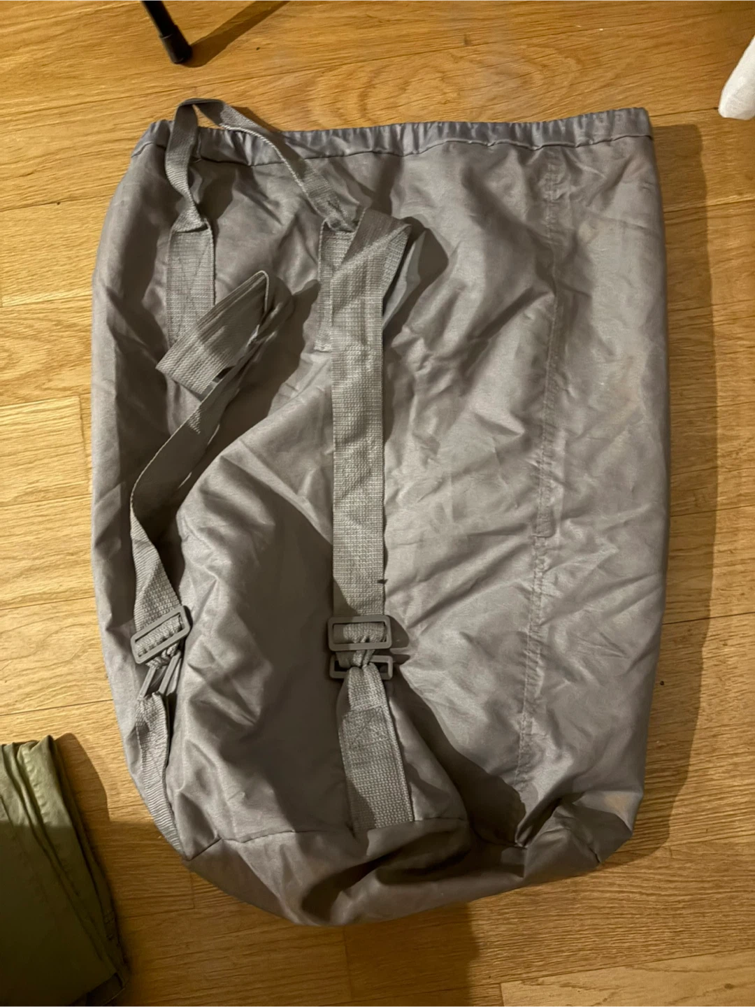 Gray Backpack Laundry Bag - photo 2