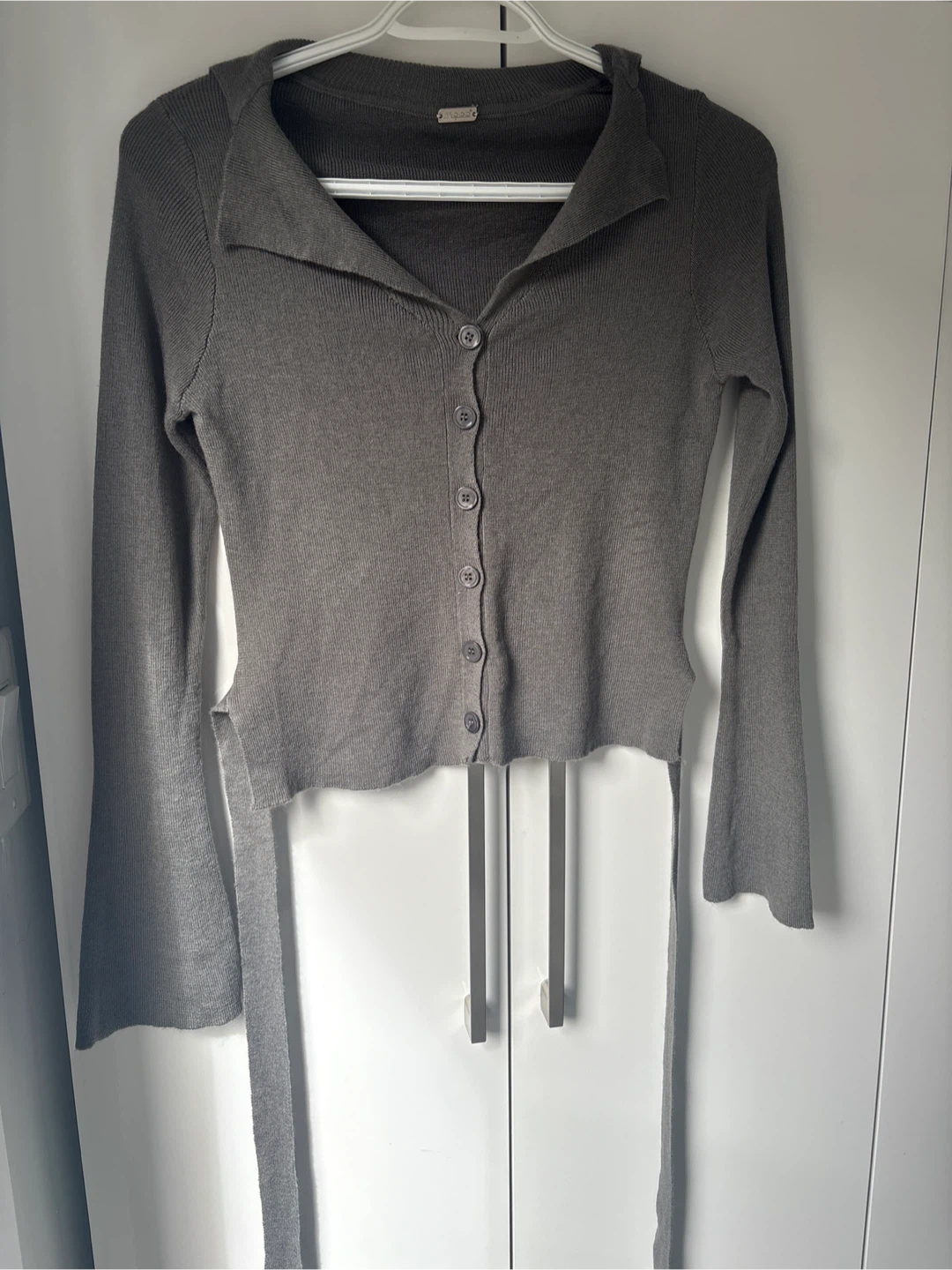 Charcoal  Button-Up Cardigan - photo 2