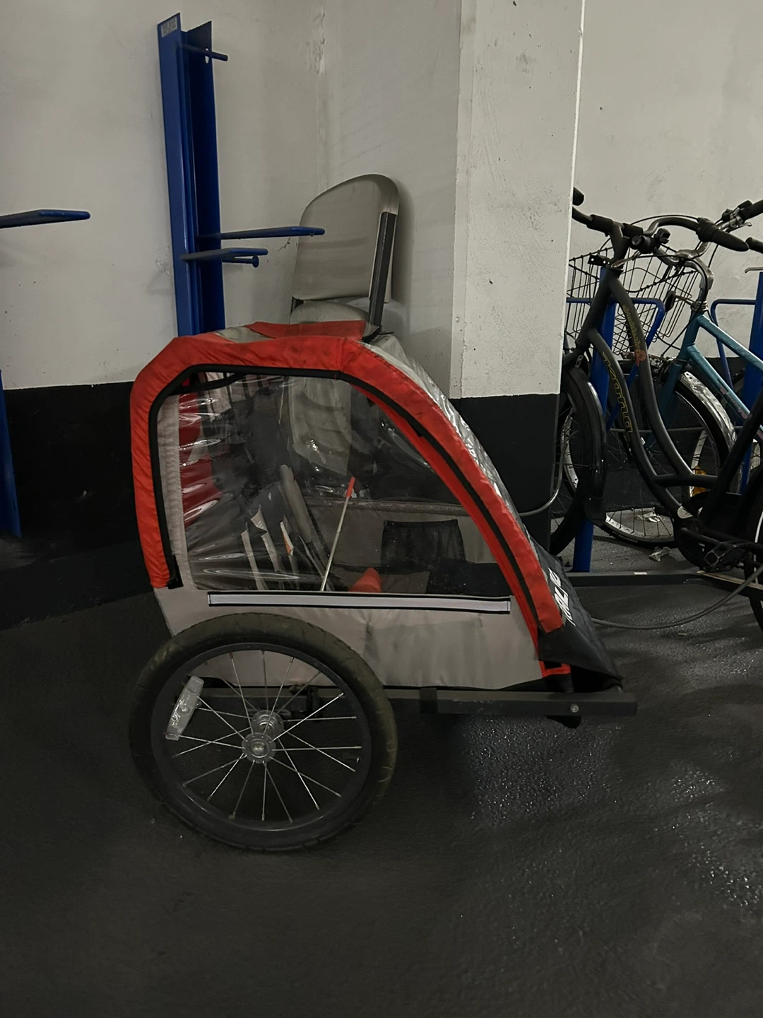 Raleigh Bike Trailer and Africa Kona bike