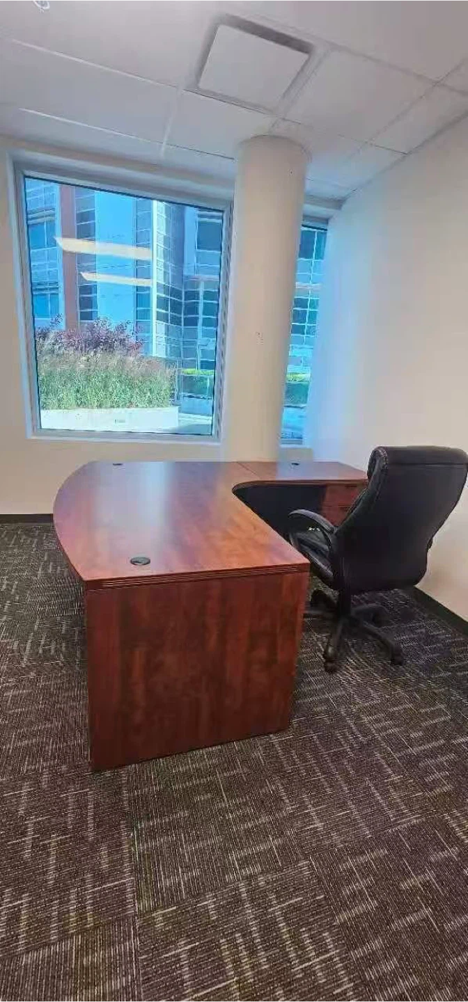 Curved L-Shaped Office Desk （disassembled ） - photo 2