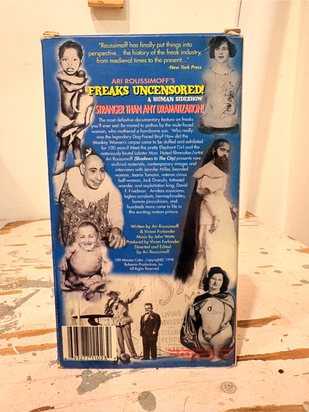 Ari Roussimoff's Freaks Uncensored! VHS A Human Sideshow - photo 2