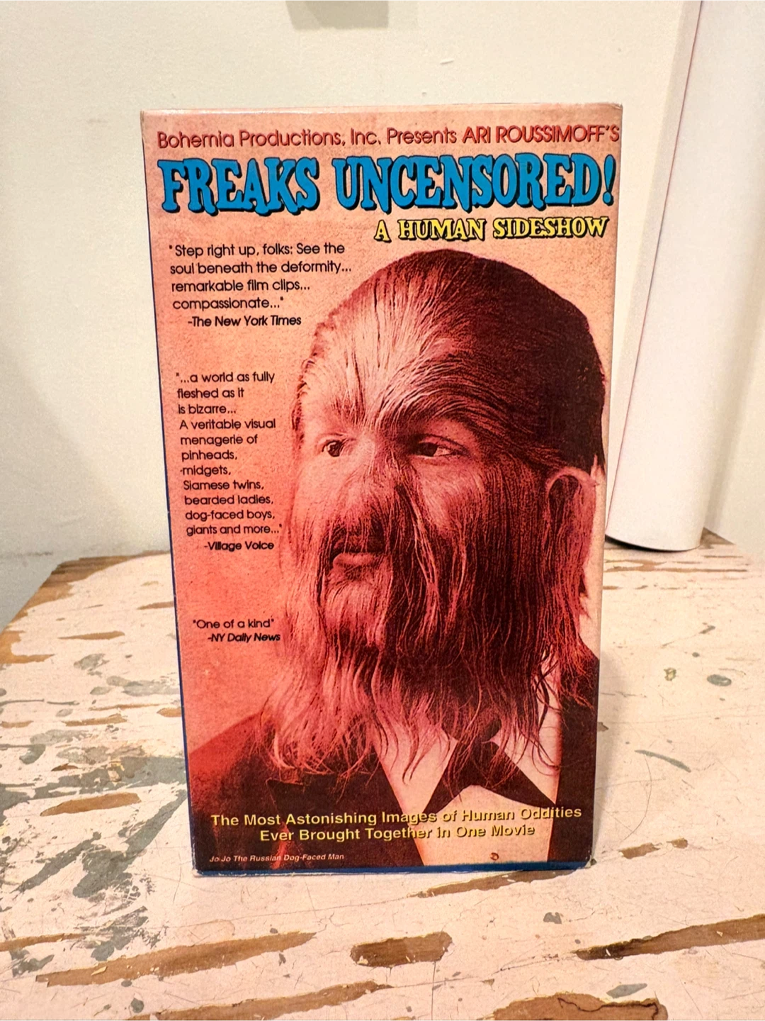 Ari Roussimoff's Freaks Uncensored! VHS A Human Sideshow
