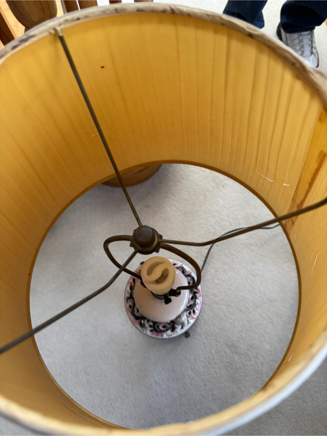 Vintage Cherub Table Lamp - photo 5