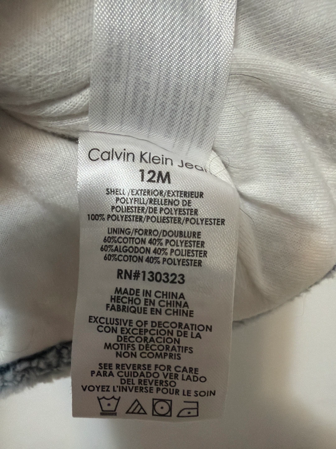 Calvin Klein Jeans Baby Girls Faux Fur Vest Grey 12M - photo 4