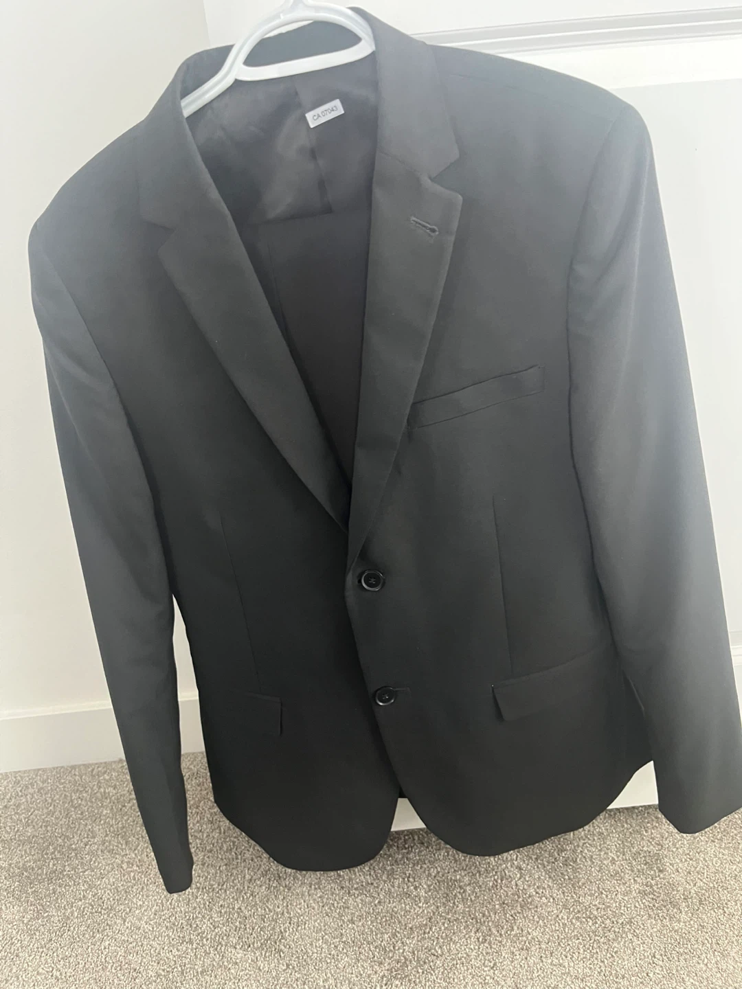 Black Suit Jacket and Pants