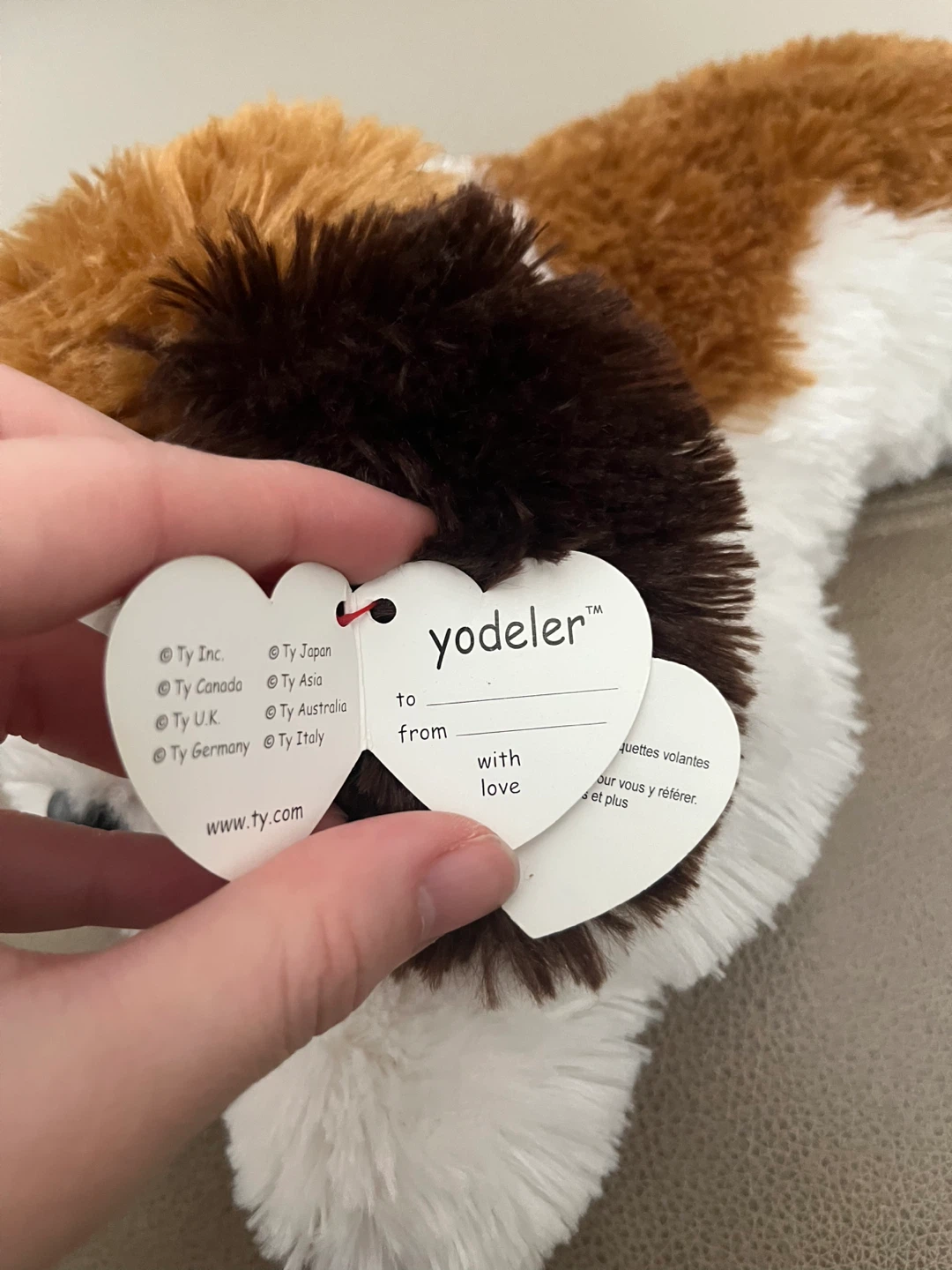 🆕Ty Beanie Babies Yodeler St. Bernard Dog Plush - photo 2