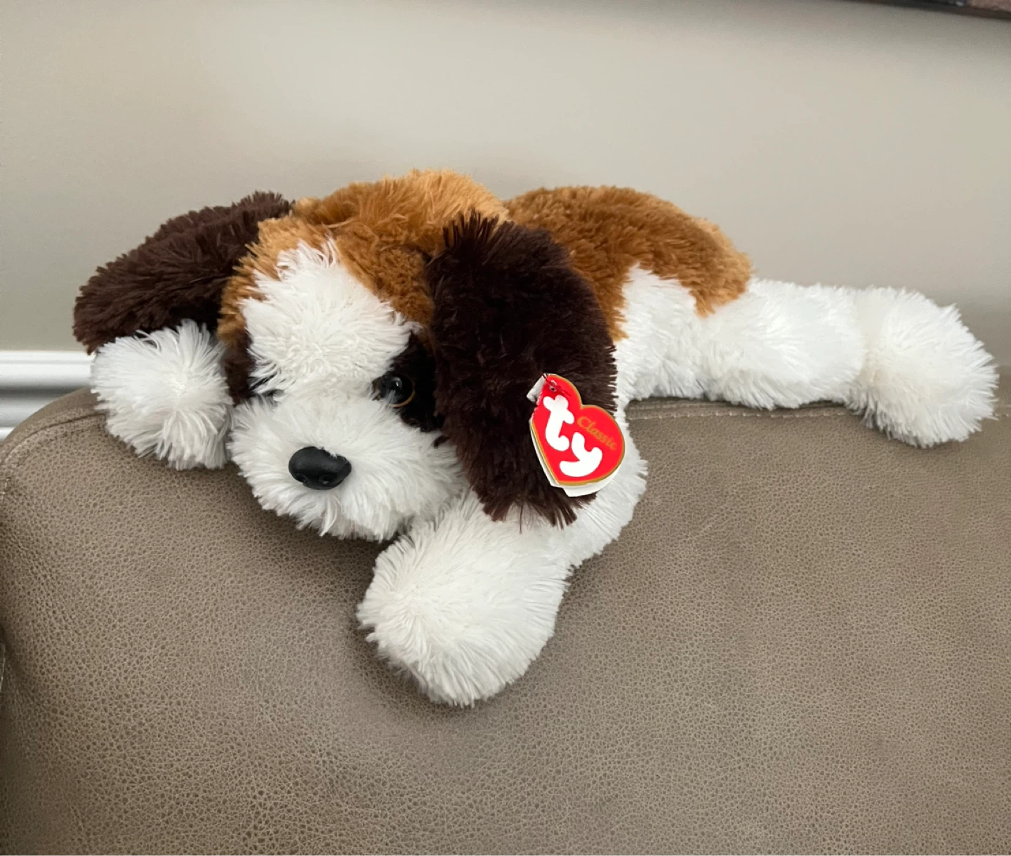🆕Ty Beanie Babies Yodeler St. Bernard Dog Plush