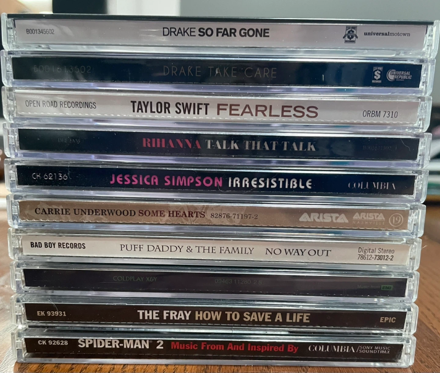 Ten 90s/2000s CDs