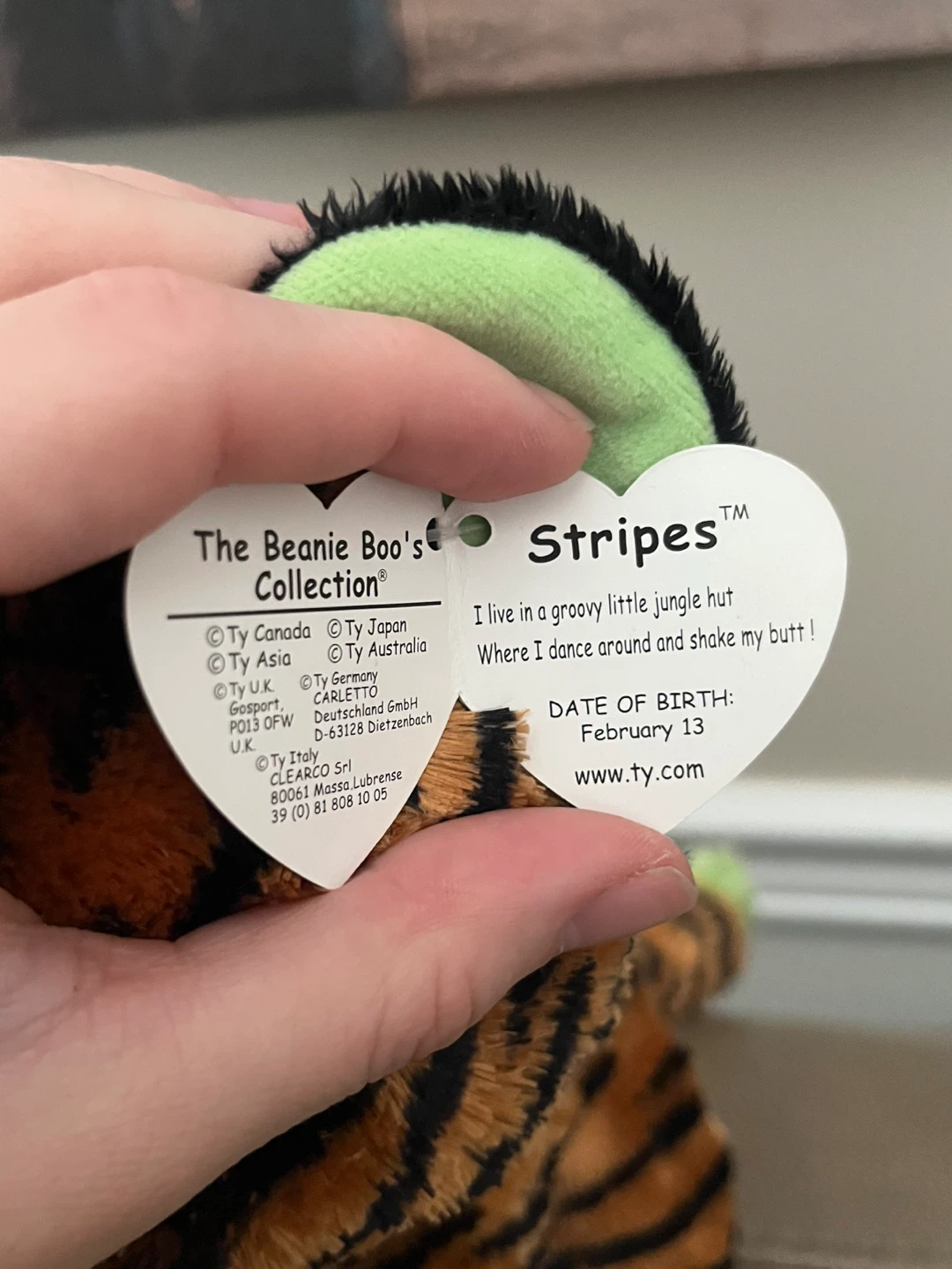 Beanie Boo's Stripes Tiger Plush Toy - photo 2