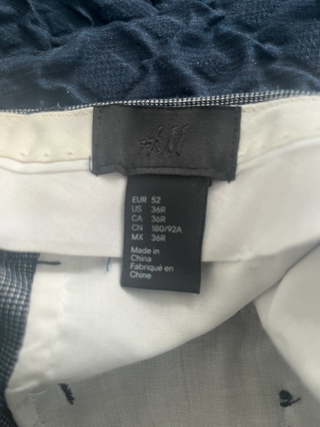 H&M Men's Grey Suit Jacket and Pants - Size 40R/36R - photo 4