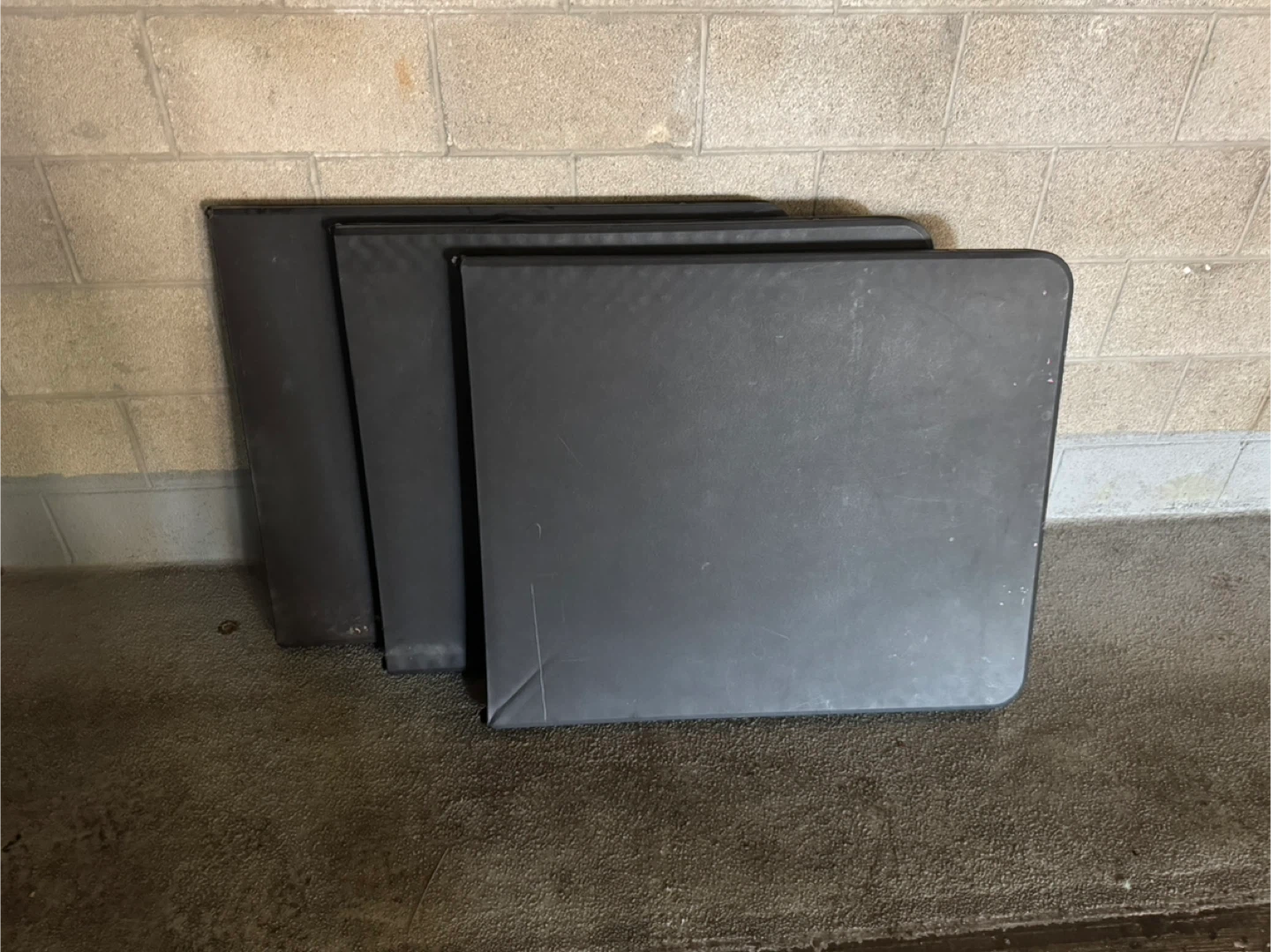 Black Folding Table - 70.8" Long - photo 4
