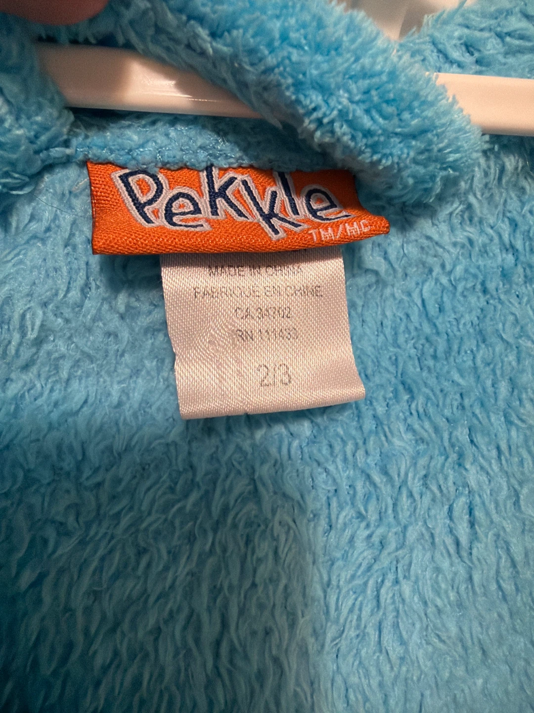 Pekyle Blue Fleece Bathrobe - photo 2