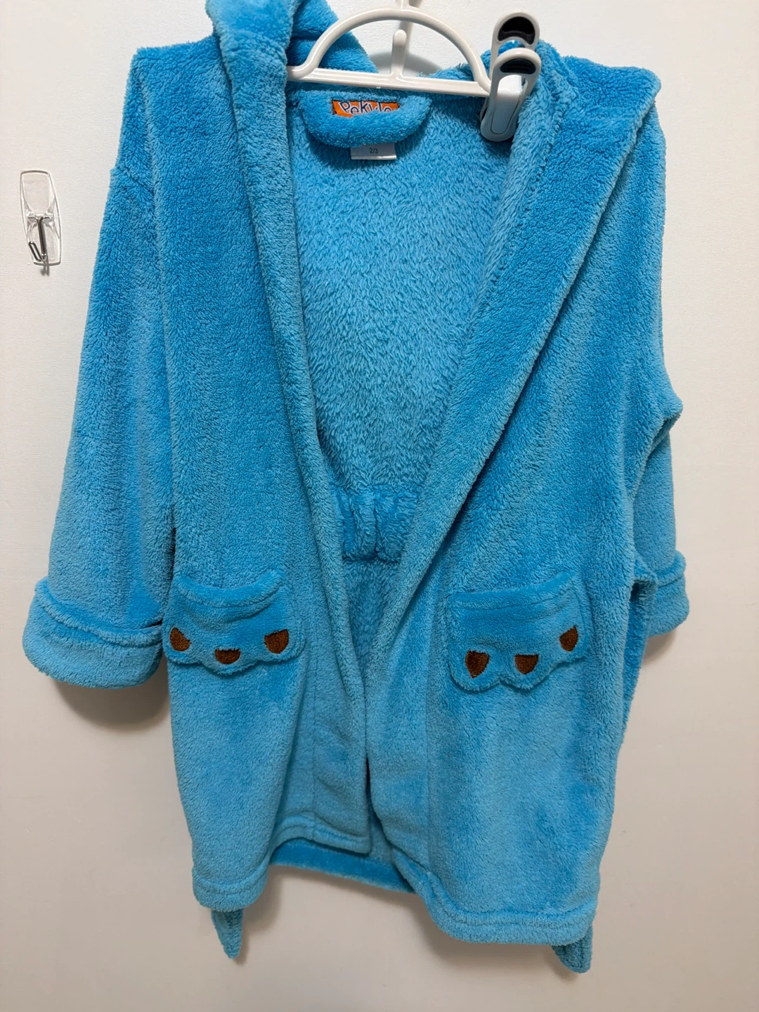 Pekyle Blue Fleece Bathrobe - photo 3