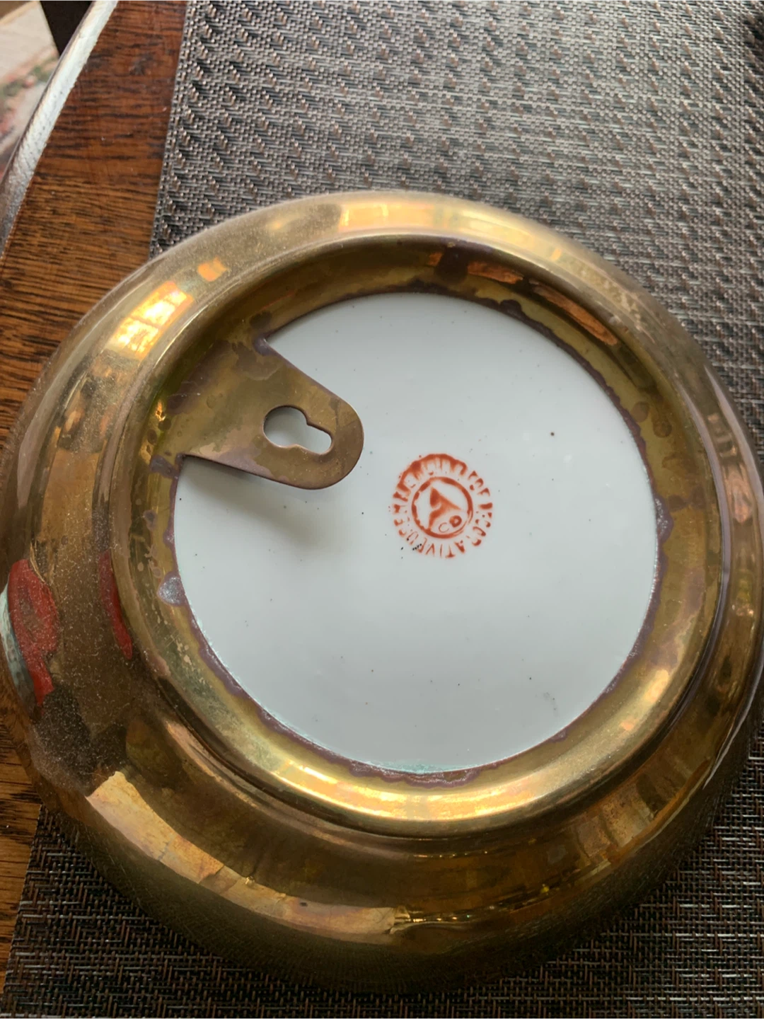 Decorative Plate with Floral Design - photo 2