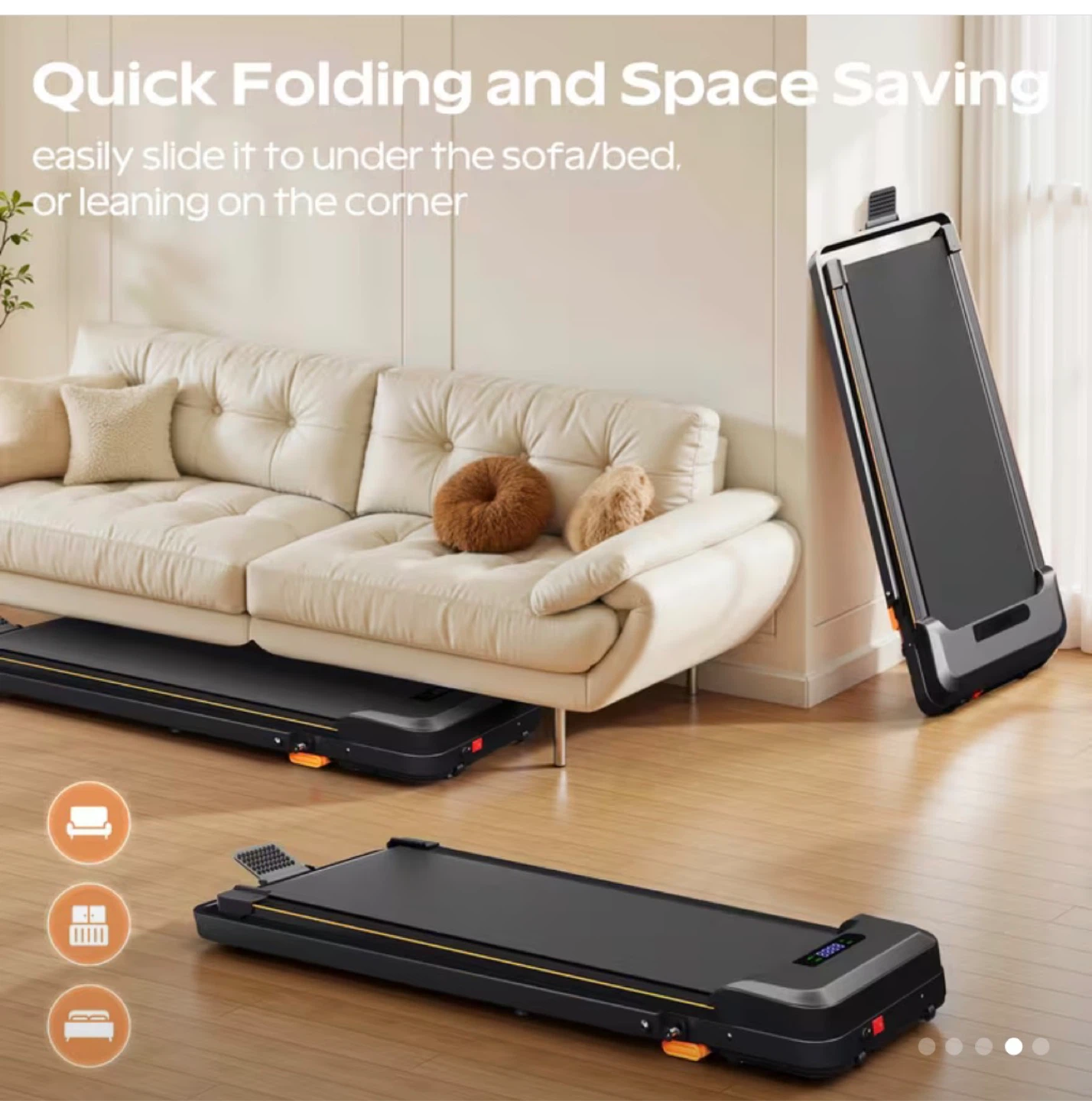 KERDOM 4-in-1 Folding Treadmill - photo 2