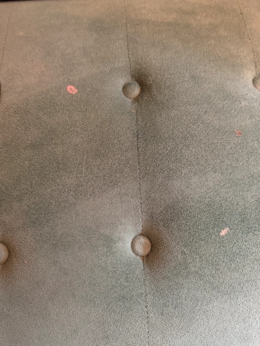 Teal Sofa Bed with Button Details - photo 3