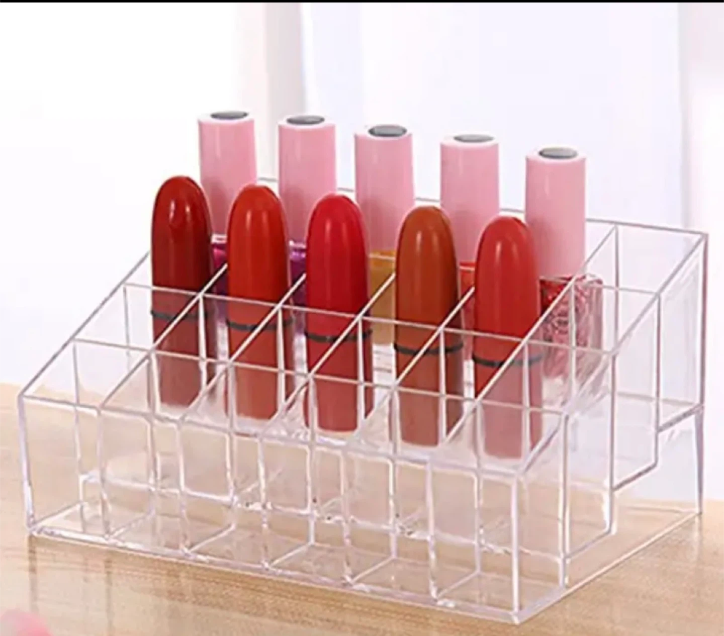 Clear Acrylic Lipstick Holder Organizer
