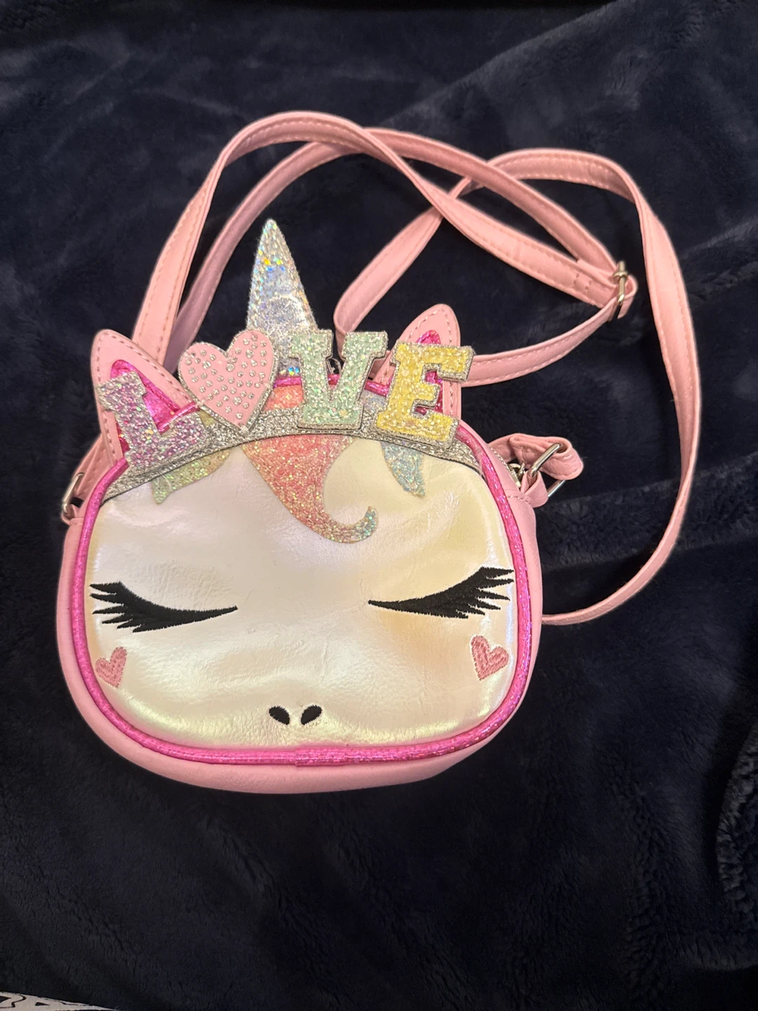 Pink Unicorn "LOVE" Purse
