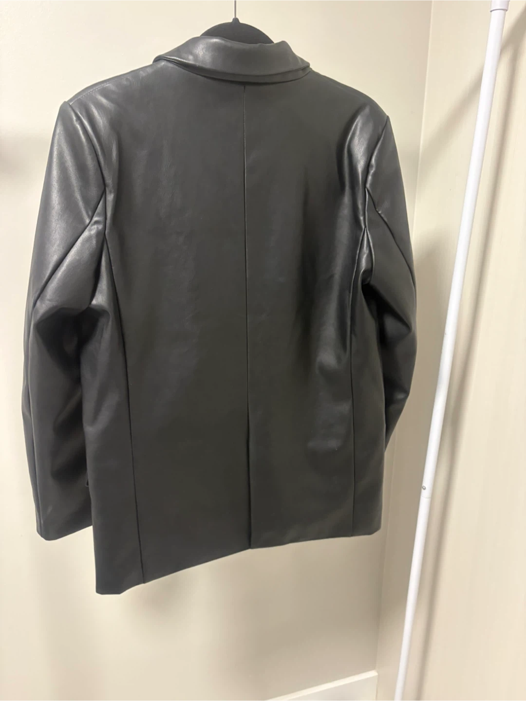 Blazer faux cuir noir Forever 21 grandeur M - photo 5