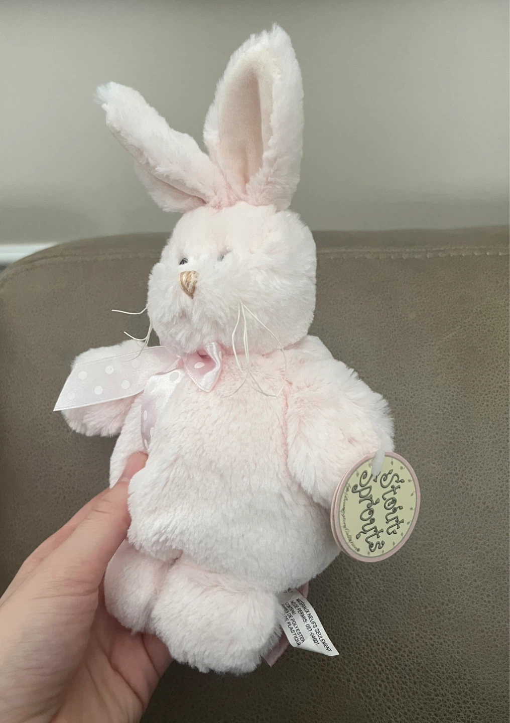 🆕Bearington Baby Collection "Cottonball" Plush Bunny - photo 2