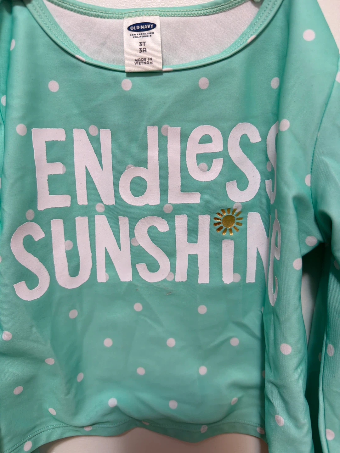 Old Navy Girls "Endless Sunshine" Swimsuit Size 3T - photo 4