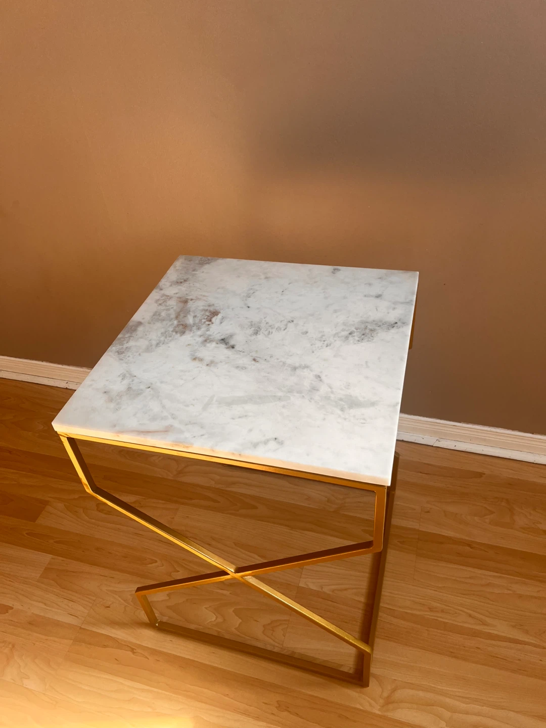 MOVE OUT SALE - Set of 2 Marble Top Nesting Tables - photo 3