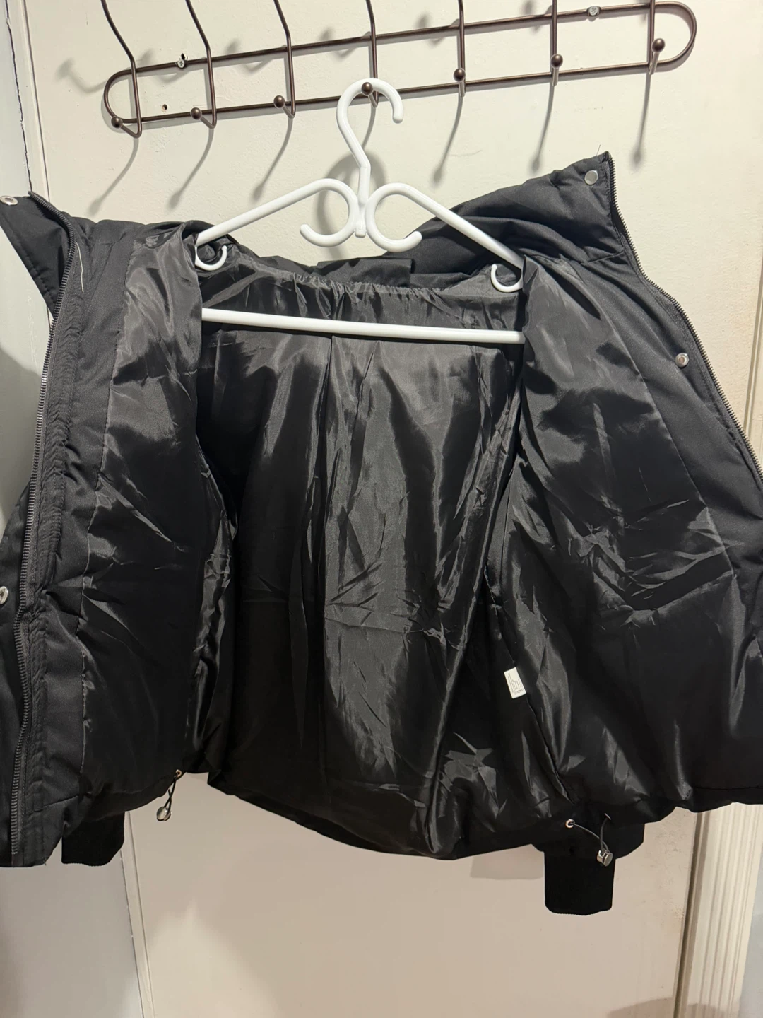 TAYISHE Black Puffer Jacket - Size L - photo 3