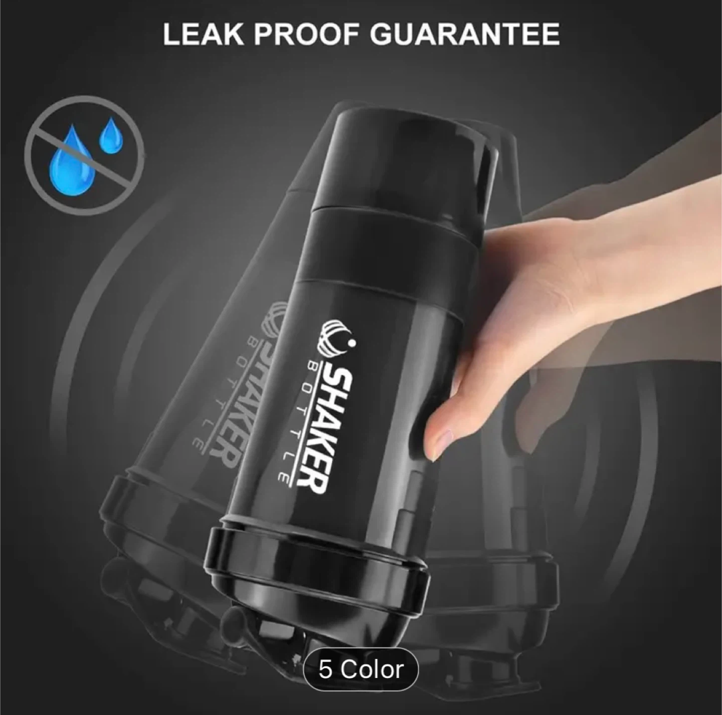 Shaker Bottle - Black - photo 5
