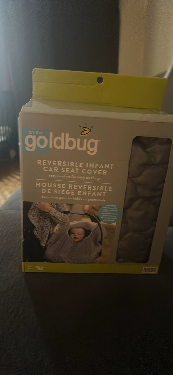 Goldbug Reversible Infant Car Seat Cover - photo 3
