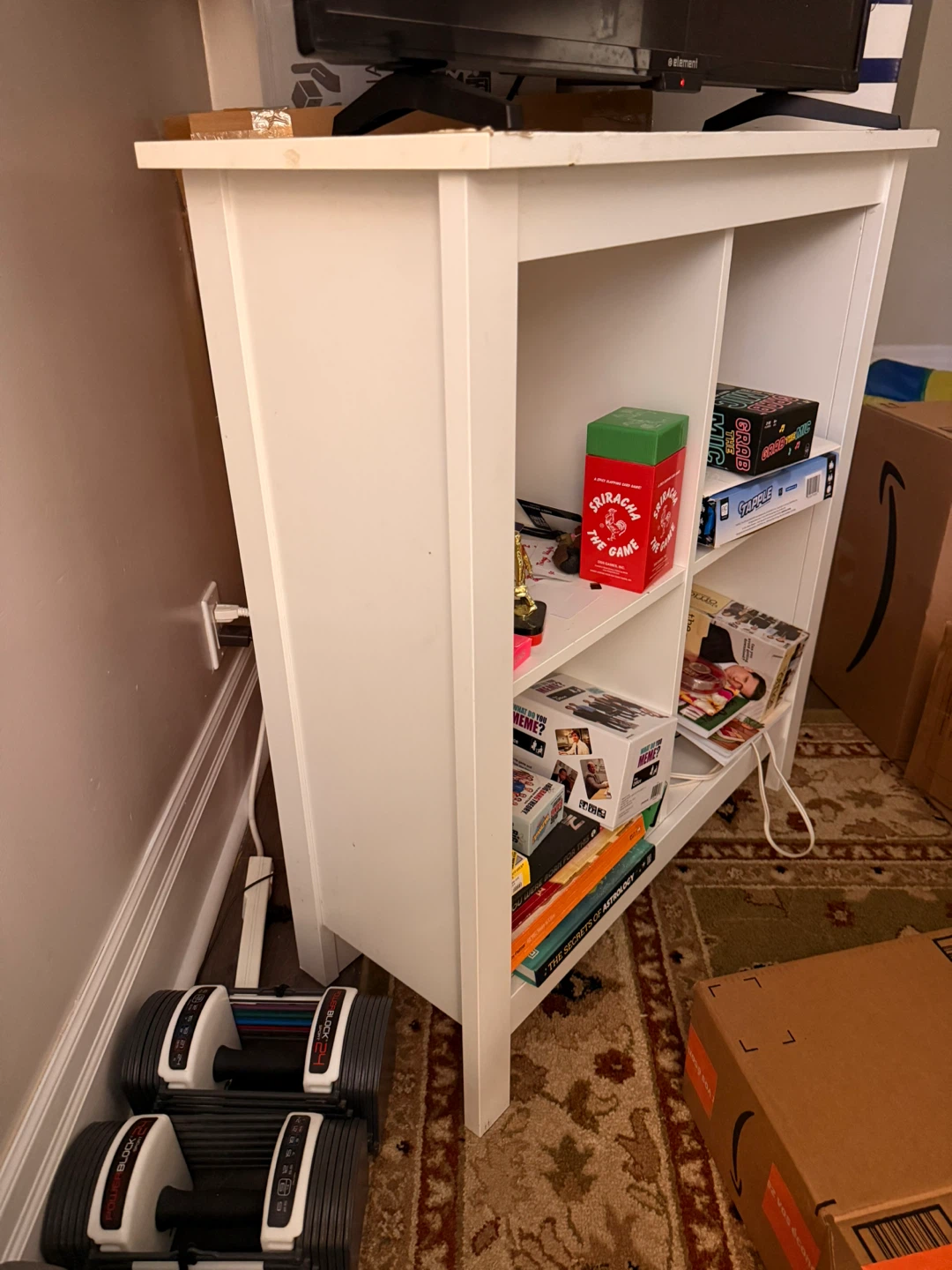 White Cube Storage Shelf - photo 2