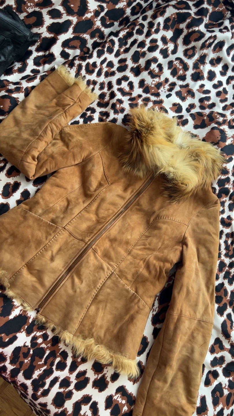 Brown Suede and Fur Jacket - photo 2