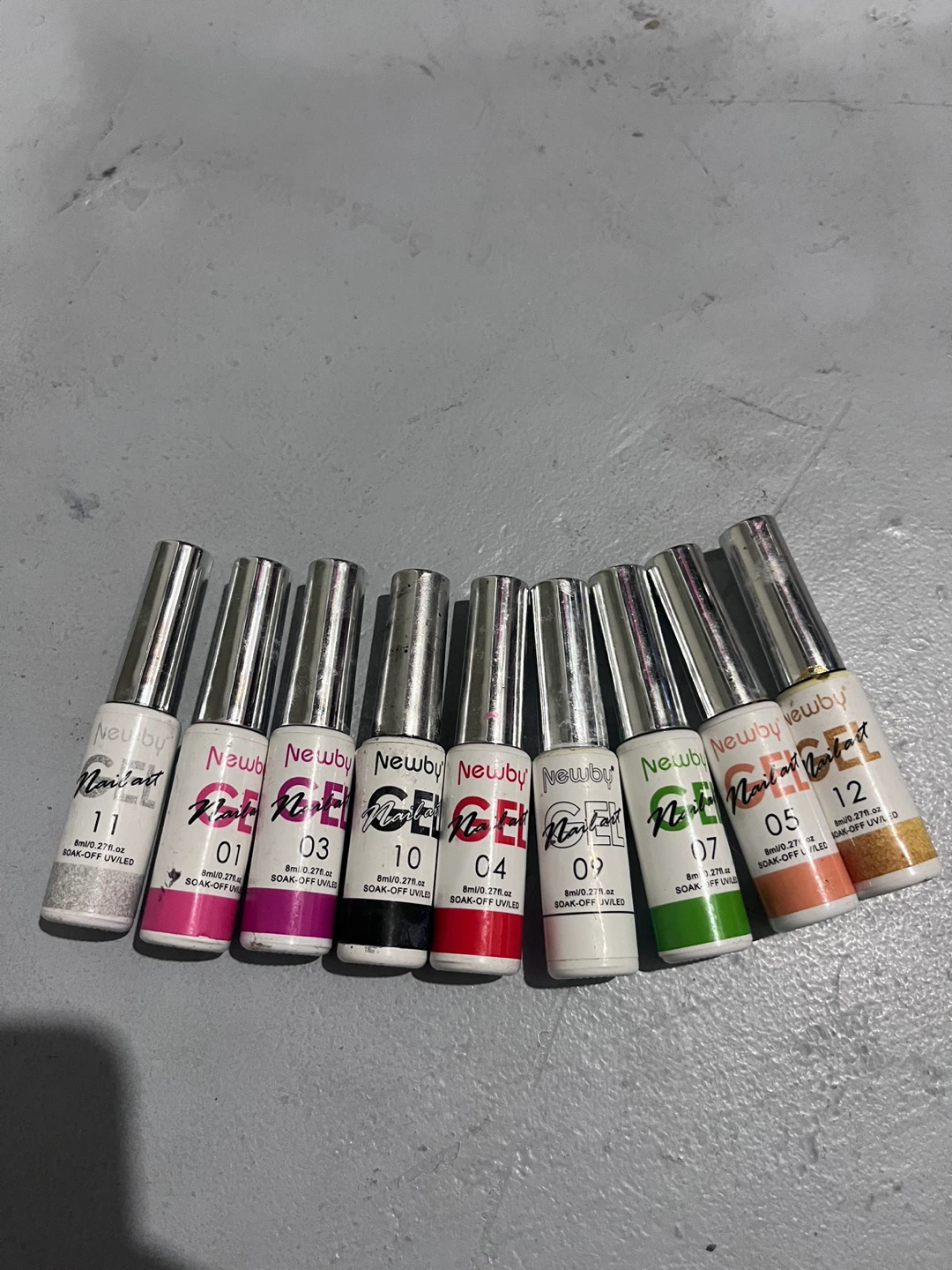 Newby Nail Art Gel Polish Set
