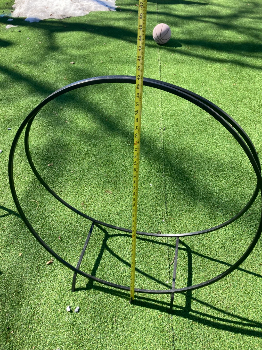 Black Metal Circular Plant Stand - photo 2