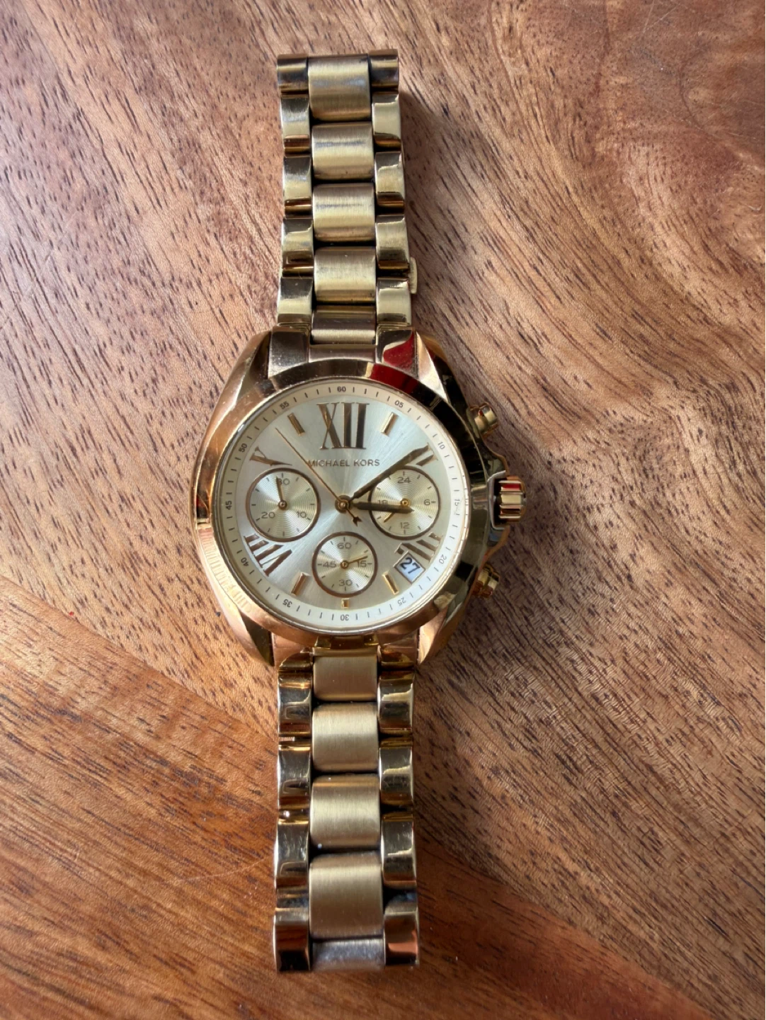 Michael Kors Gold Chronograph Watch MK-5705