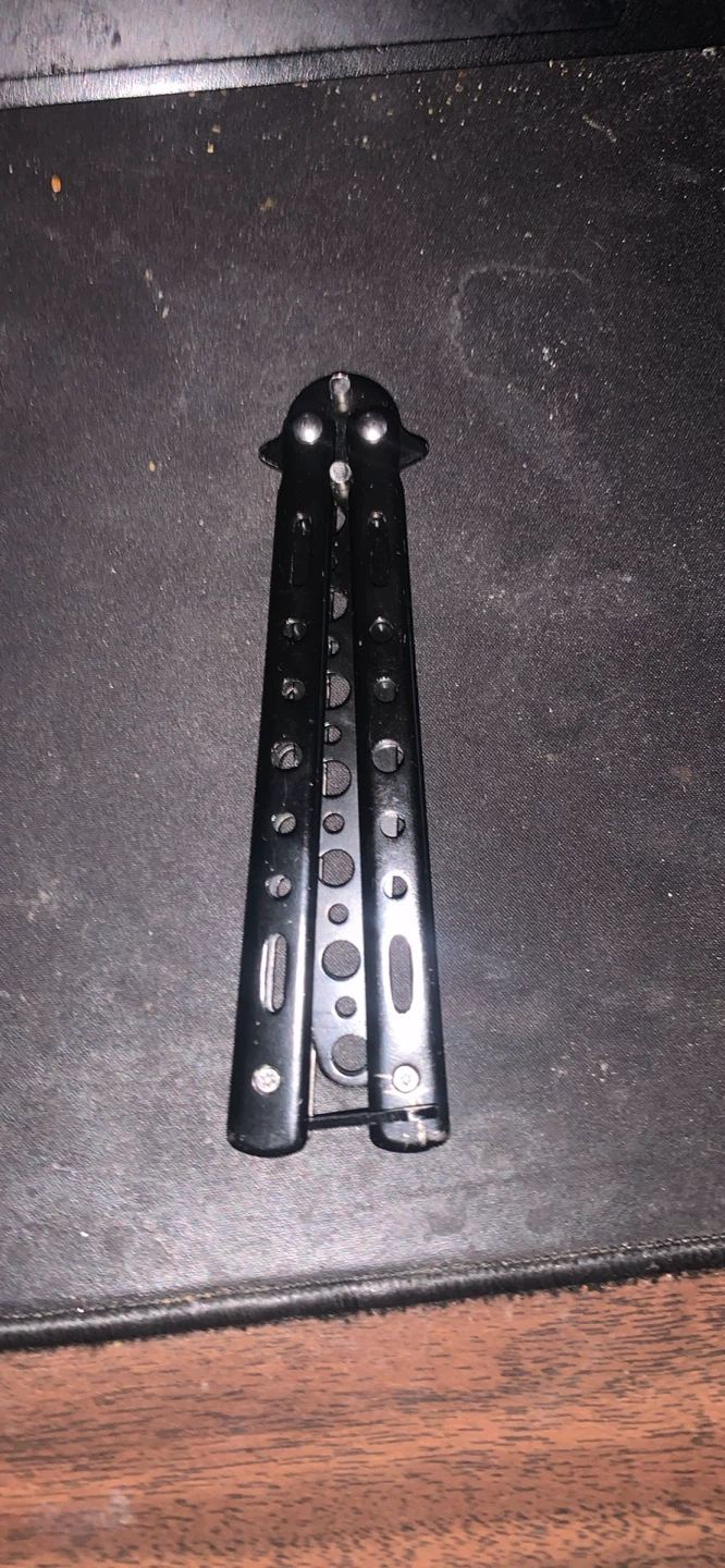 Black Butterfly Knife Trainer