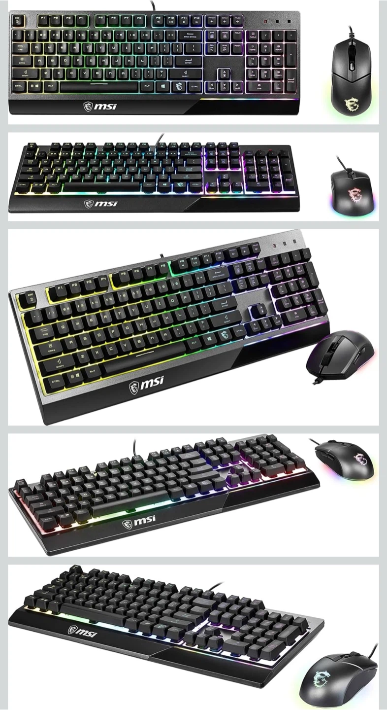 MSI Gaming Keyboard and Mouse Combo - photo 2