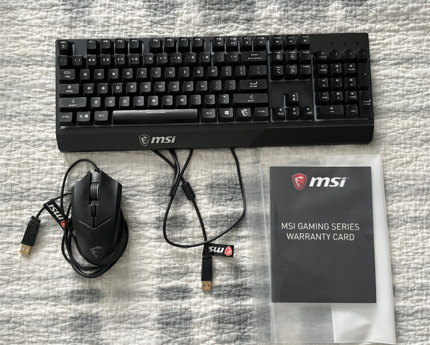 MSI Gaming Keyboard and Mouse Combo