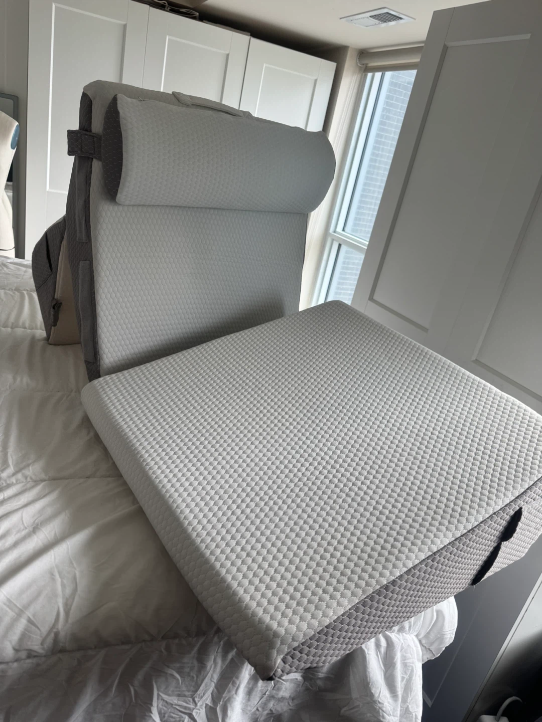 Originally $158 +Tx Memory Foam Bed Wedge Leg Elevation Set - photo 5