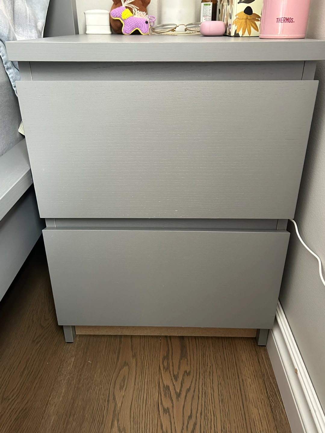 IKEA limited addition. Grey Bed Frame with 2 Storage Drawers - photo 3