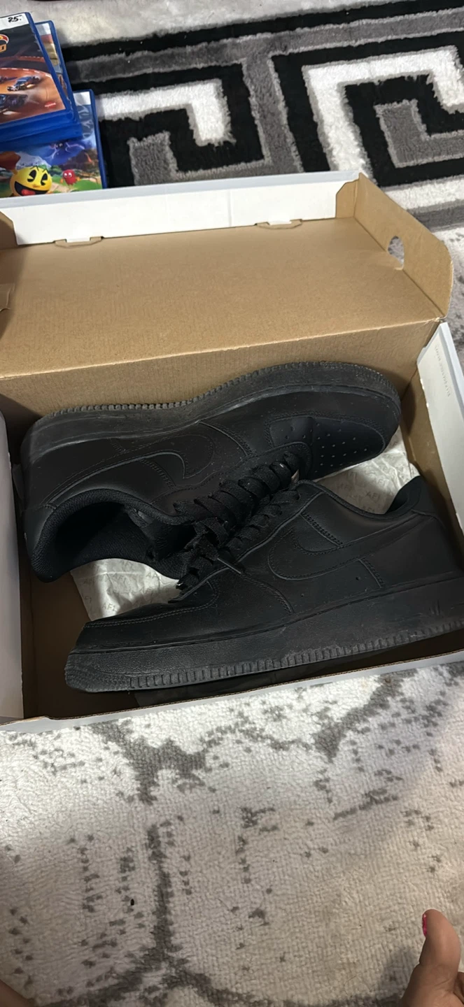 Nike Air Force 1 Low Black Sneakers - photo 2
