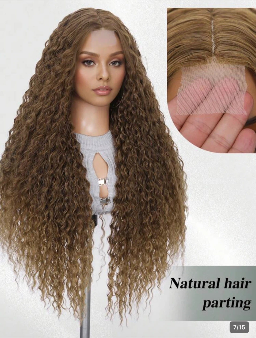 Long Curly Wig - 28 Inch