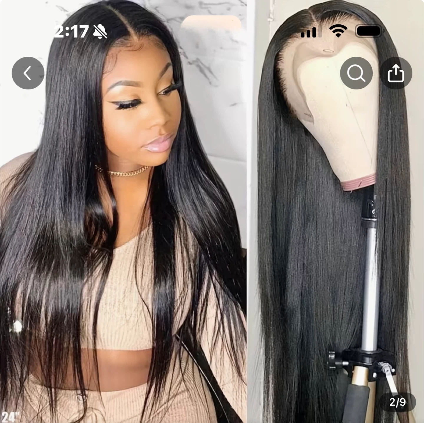 Straight Lace Front Wig