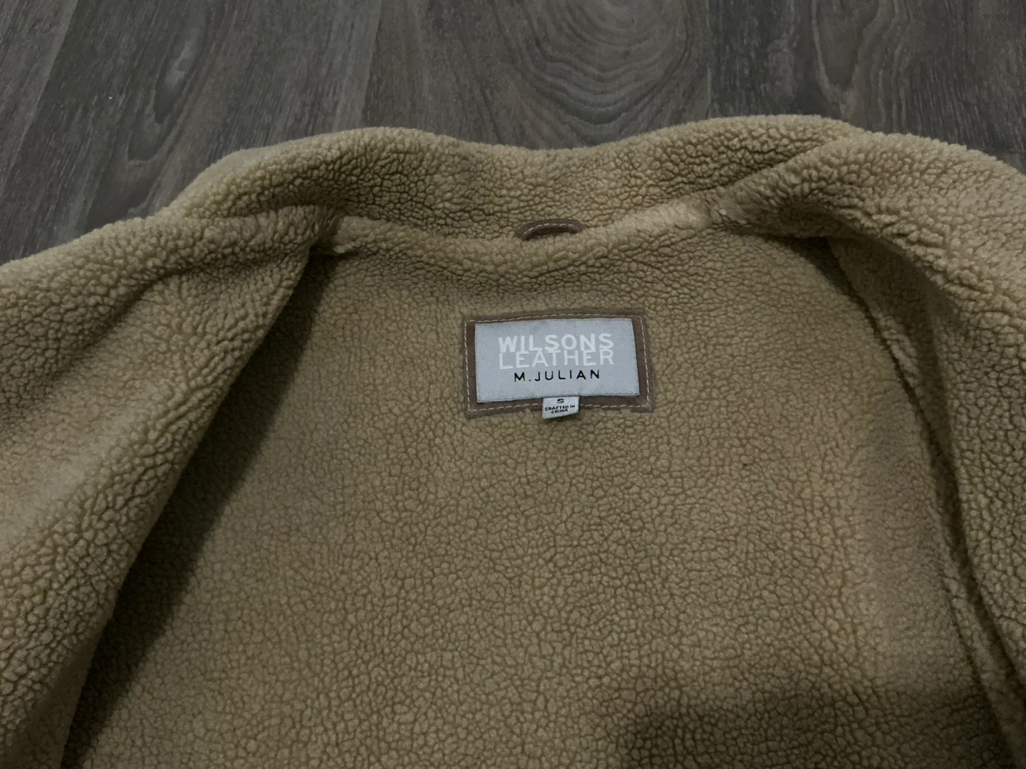 Vintage Wilsons Leather Sherpa Jacket, Size Small - photo 3