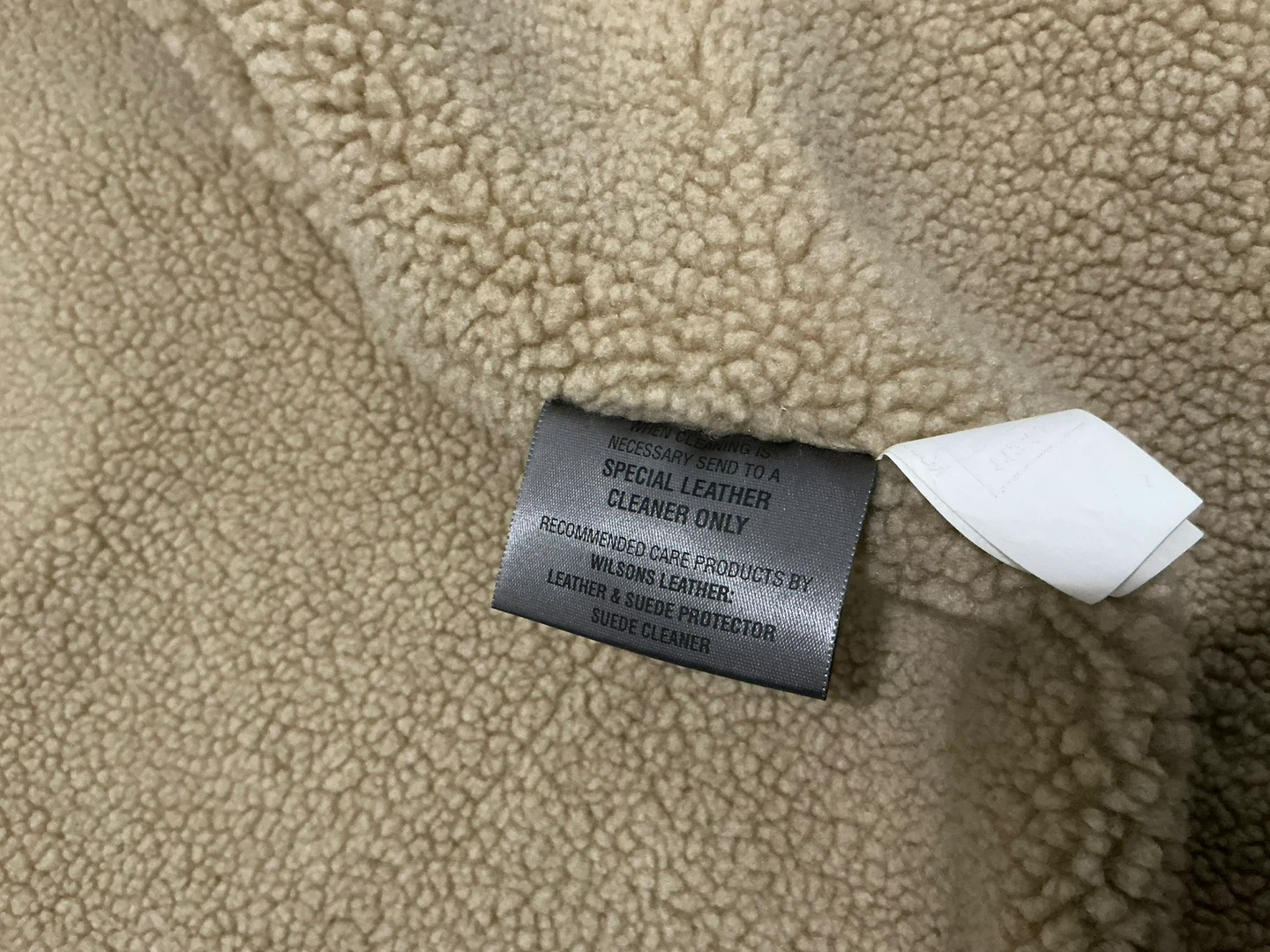 Vintage Wilsons Leather Sherpa Jacket, Size Small - photo 4