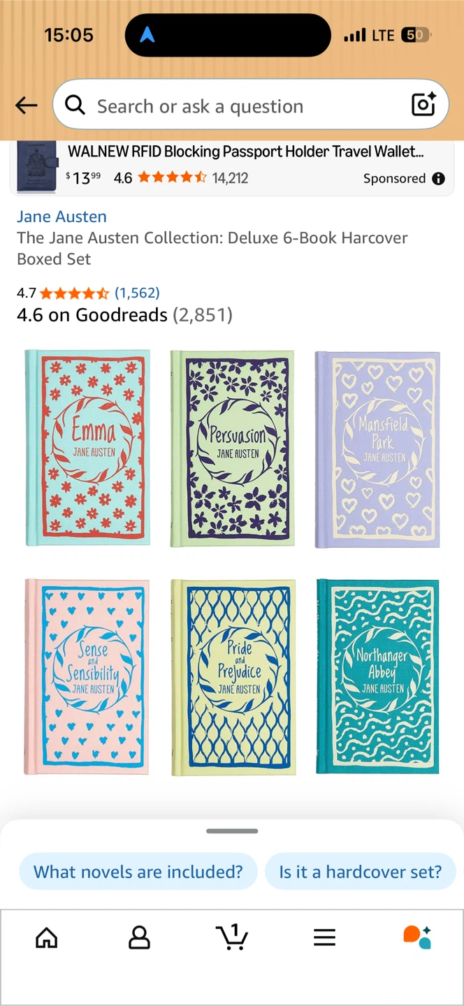 Jane Austen Collection: Deluxe 6-Book Hardcover Boxed Set - photo 2