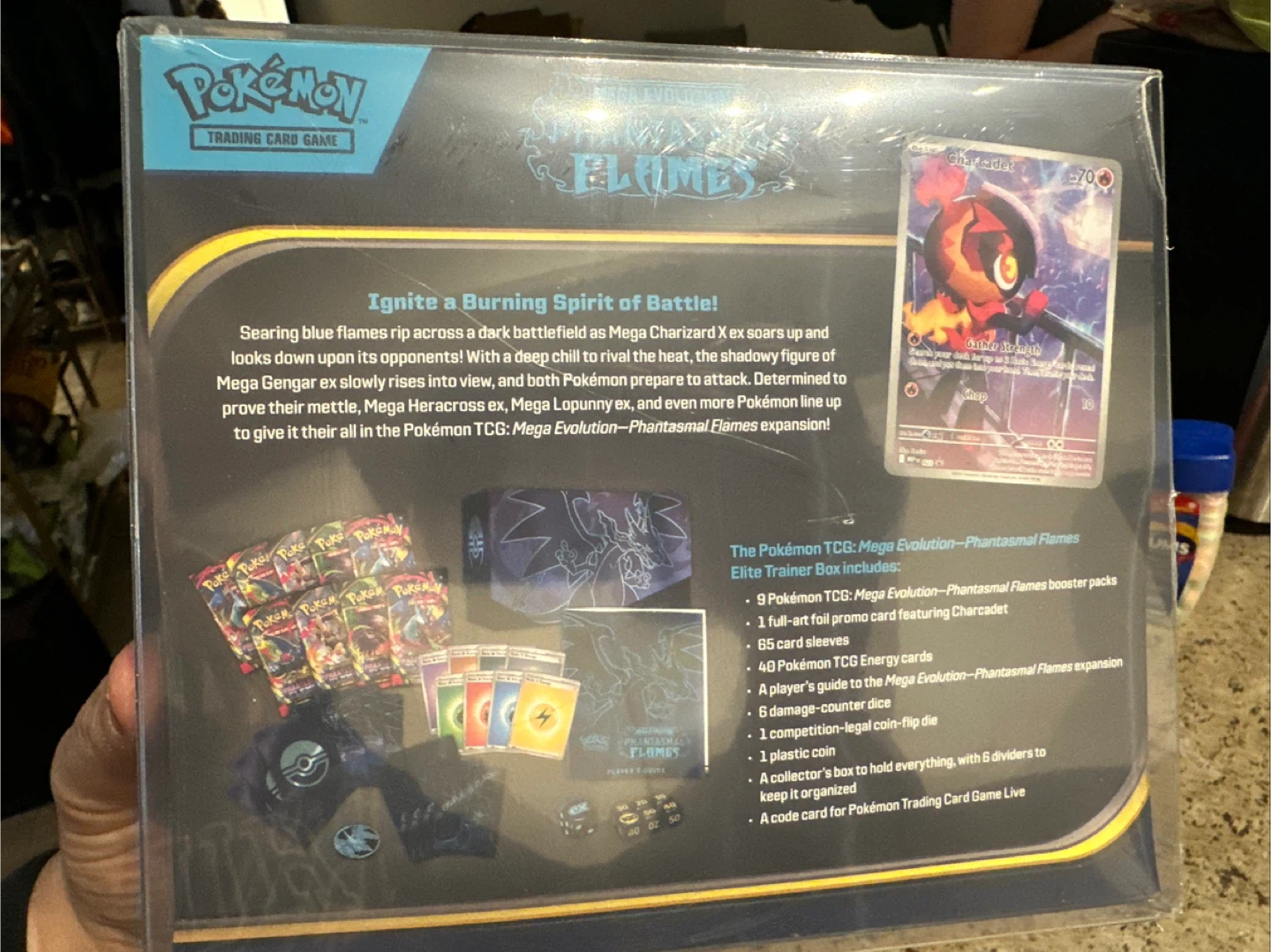 Pokemon Mega Evolution Phantasmal Flames Elite Trainer Box - photo 3