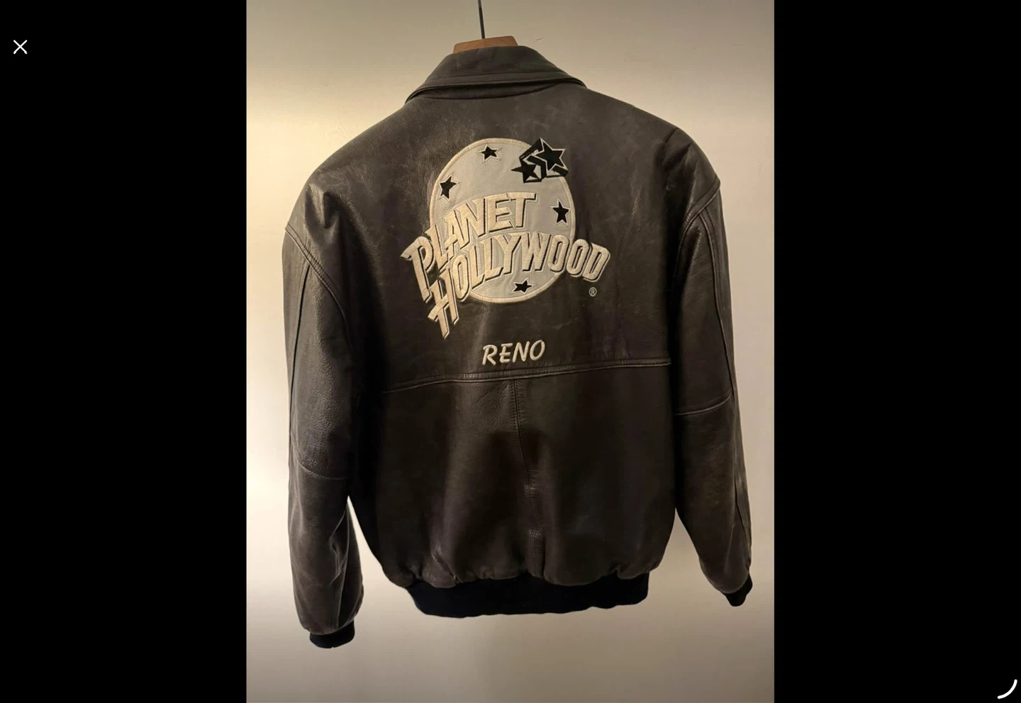 Vintage Planet Hollywood Leather Jacket Size in Small - photo 2