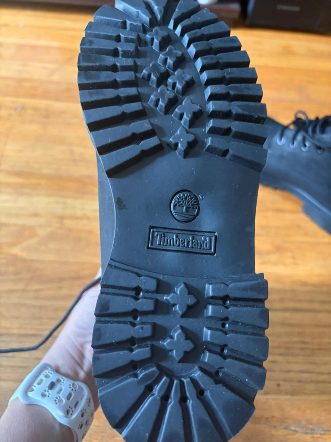 Timberland Black Boots - Boys Size 3 - photo 2