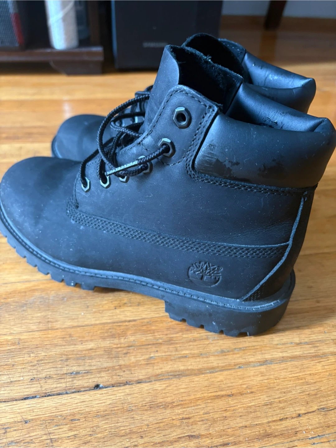 Timberland Black Boots - Boys Size 3
